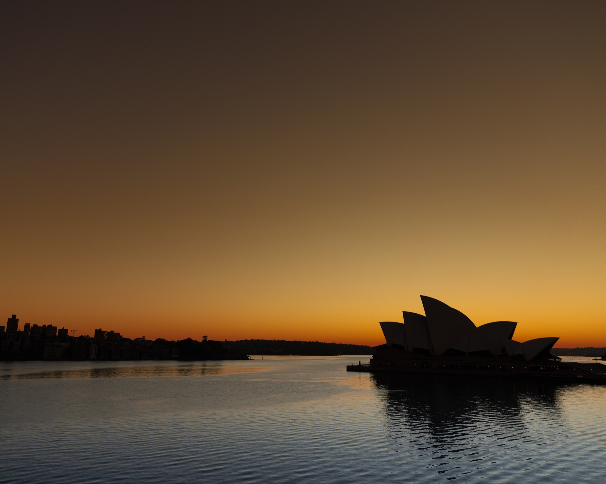 Sydney Opera House at sunrise, photographed by Matt McLeary